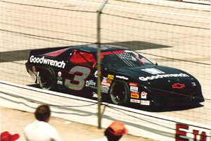 1989 NASCAR Winston Cup Champion RCR #3 Chevrolet Lumina driven by Dale Earnhardt on Bassett Racing Wheels.