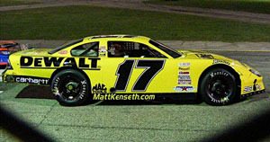 Matt Kenseth wins 29th annual Miller Lite Nationals at Slinger Super Speedway on July 15, 2008 using Bassett 15x10 Wide-Five Wheels.